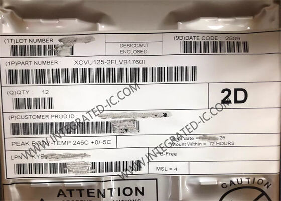 XCVU125-2FLVB1760I Virtex UltraScale FPGA IC 89520LAB 1760-FCBGA Matriz de puerta programable en campo