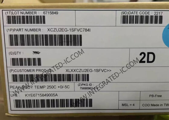 XCZU2EG-1SFVC784I Zynq UltraScale+ MPSOC EG Sistema en el campo del chip Puerta programable