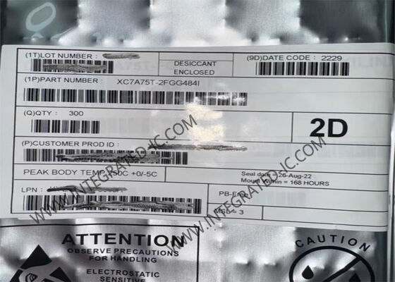 XC7A75T-2FGG484I FPGA con células lógicas de 215K, 13 Mb de RAM de bloque y 1,2 V ∼3,3 V de voltaje de entrada y salida