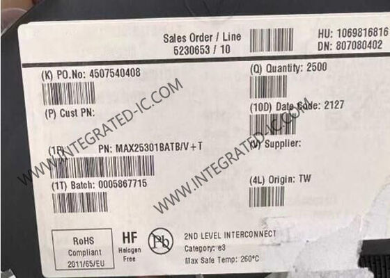 Circuito Integrado Regulador de Voltaje Lineal Automotriz MAX25301BATB en Paquete TDFN-10