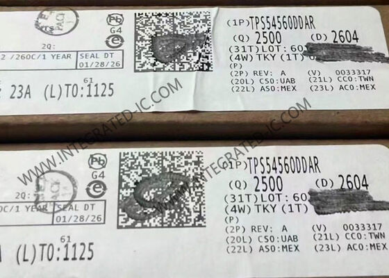 TPS54560DDAR Chip de circuito integrado 4.5V a 60V 5A Convertidor de CC-DC de paso a paso con eficiencia Eco-modeTM