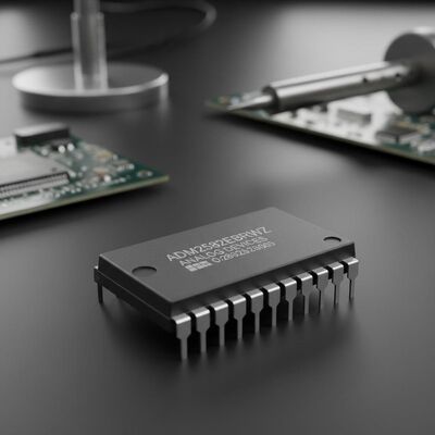 Transceptor RS-485 integrado ADM2582EBRWZ con aislamiento de 2500Vrms y velocidad de datos de 16 Mbps con protección ESD de ±15 kV