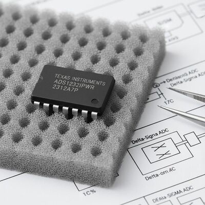 ADS1232IPWR 24-Bit 2-Canal Delta-Sigma ADC Chip de Circuito Integrado para Sensores de Puente
