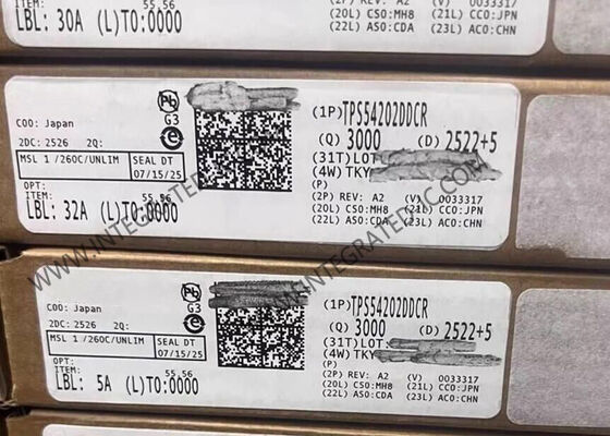 Circuito Integrado TPS54202DDCR, Convertidor Buck Síncrono con Corriente de Salida de 2A, Frecuencia de Conmutación de 500kHz y Voltaje de Entrada de 4.5V a 28V