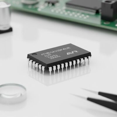 Microcontrolador AVR ATMEGA329PA-AUR MCU de alto rendimiento de 8 bits y 20 MHz con 54 líneas de E/S