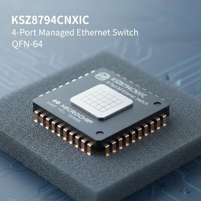 KSZ8794CNXIC Ethernet IC 4 puertos de gestión de Ethernet Switch Chip en el paquete QFN-64