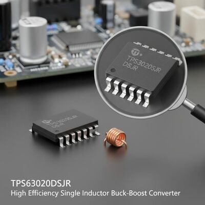 TPS63020DSJR Convertidor Buck-Boost de Alta Eficiencia con Corriente de Salida de 4A y Frecuencia de Conmutación de 2.4MHz Chip de Circuito Integrado