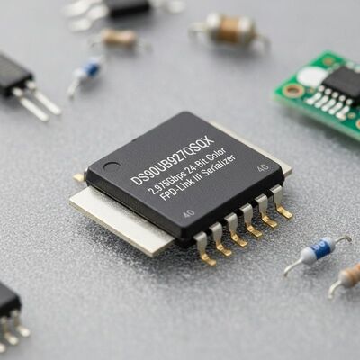 Chip de Circuito Integrado DS90UB927QSQX Serializador FPD-Link III de Color de 24 bits y 2.975 Gbps, Grado Automotriz WQFN-40