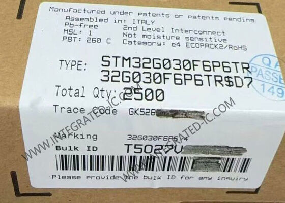 STM32G030F6P6TR Microcontrolador MCU de núcleo único 32KB Flash MCU integrado TSSOP20