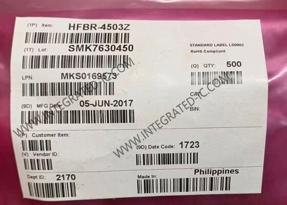 Conectores HFBR-4503Z Conector de Fibra Plástica con Anillo de Engarzado para Versatile Link