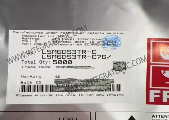 Sensor IC LSM6DS3TR-C Acelerómetro Giroscopio Sensor de 6 Ejes Temperatura 14-VFLGA