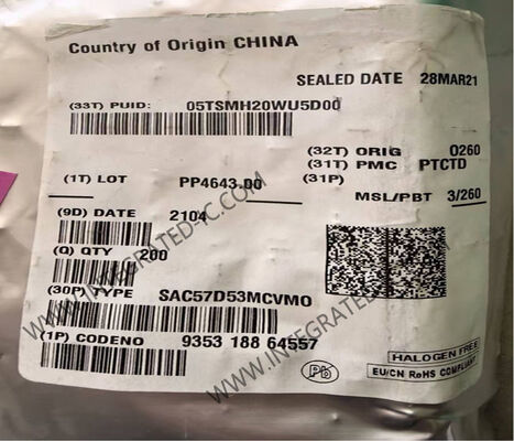 SAC57D53MCVMO Microcontrolador MCU 1.2V a 1.32V Microcontroladores ARM de tres núcleos de 32 bits