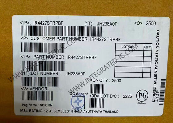 Chip de Circuito Integrado IR4427STRPBF 25V Controlador de Puerta Doble de Lado Bajo IC SOIC-8
