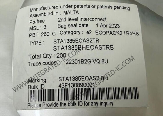 STA1385EOAS2TR Microcontrolador MCU Telemaco3P Telemática automotriz y microprocesador de conectividad