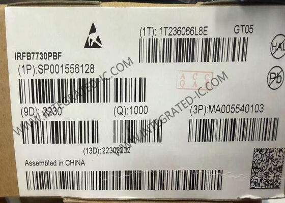 Chip de Circuito Integrado IRFB7730PBF Transistores MOSFET de Canal N StrongIRFET de 75V y 195A