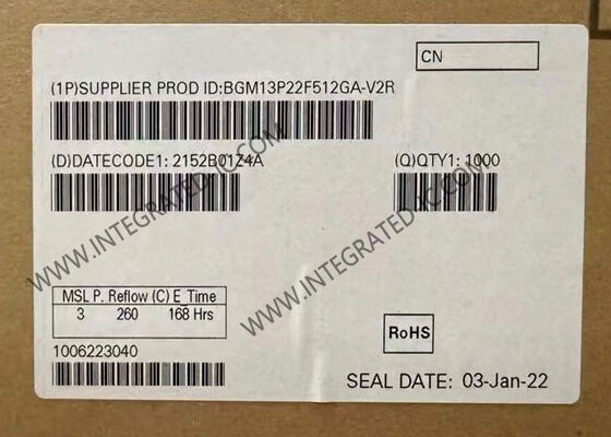 Modulo de comunicación inalámbrica BGM13P22F512GA-V2R BT Modulos basados en EFR32BG13 de baja energía