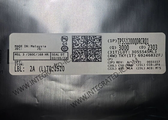 TPS51200QDRCRQ1 Chip de circuito integrado de catálogo automotriz con fregadero y regulador de terminación DDR de fuente para sistemas de baja tensión de entrada