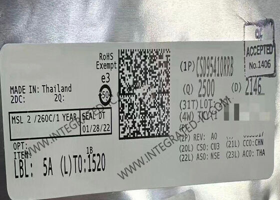 Chip de circuito integrado CSD95410RRB NexFETTM Smart Power Stage con 90A de máxima corriente continua de alta frecuencia y más del 95% de eficiencia del sistema