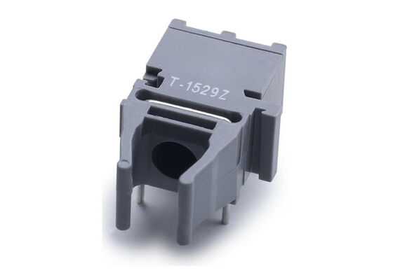 Transmisor de fibra óptica AFBR-1529Z con longitud de onda de 650 nm, velocidad de datos de 10 MBd y conector de enlace versátil