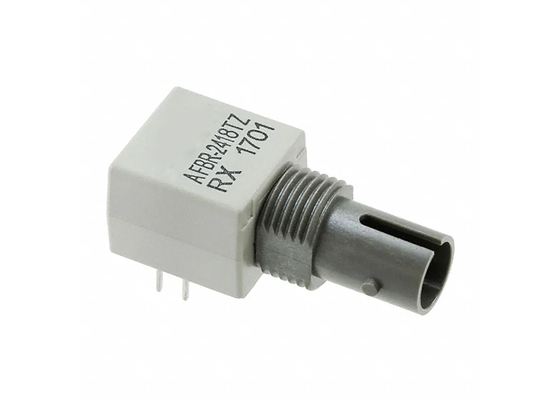 Receptor de fibra óptica AFBR-2418TZ con velocidad de datos de 50MBd, puerto ST roscado y función RSSI