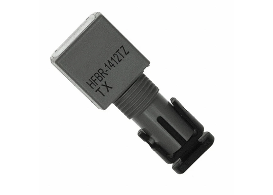 Transmisor óptico HFBR-1412TZ con longitud de onda de 820 nm, velocidad de datos de 5 MBd y distancia de enlace de 1,5 km para aplicaciones industriales