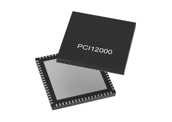PCI12000CT-I/ZUX Ethernet IC Conmutador PCIe de un solo chip y 3 puertos Puentes Ethernet VQFN-72