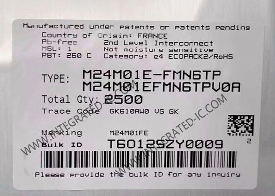 M24M01E-FMN6TP 1Mbit Chip de memoria EEPROM no volátil en paquete SOIC8