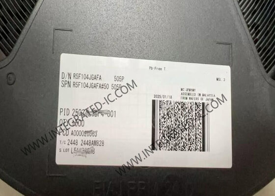 Serie 32MHz del microcontrolador MCU RL78/G14 de R5F104JGAFA de 16 bits para control de motores