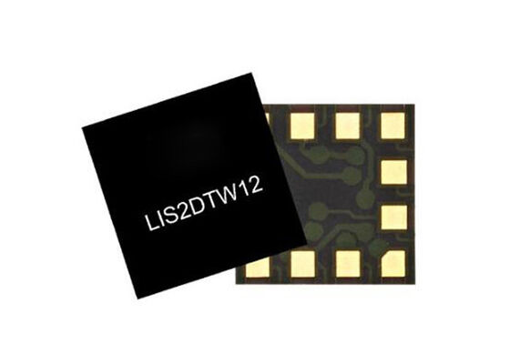 LIS2DTW12 Sensor IC MEMS Sensor de movimiento y temperatura de salida digital dual con consumo de energía ultrabajo y ±2g/±4g/±8g/±16g de escala completa