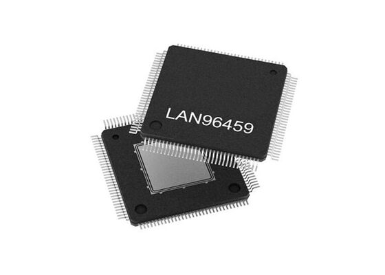 LAN96459ST-I/8MW IC Ethernet, Switch Ethernet Gigabit de 9 puertos con modo administrado opcional