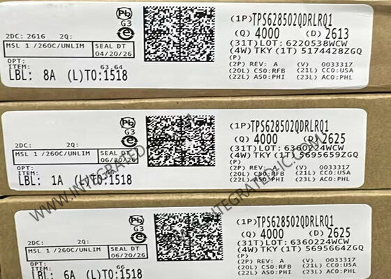 TPS628502QDRLRQ1 6V 2A Convertidor automotriz de paso a abajo Chip de circuito integrado en paquete SOT583