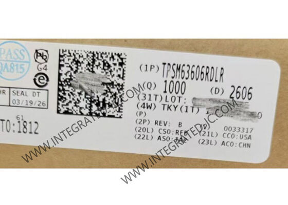 Módulo de potencia CC/CC síncrono de alta densidad TPSM63606RDLR de 6A, circuito integrado