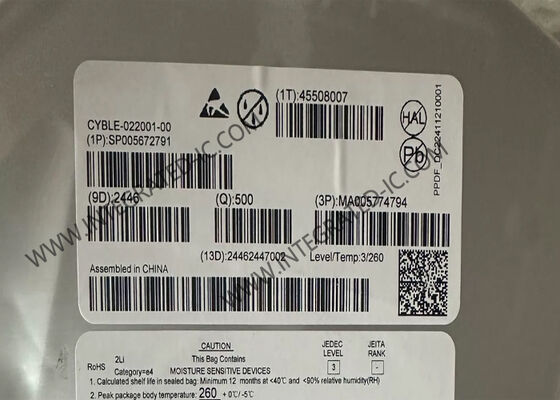 Módulo de comunicación inalámbrica CYBLE-022001-00 BT PRoC Módulo de transmisión y recepción de 2,4 GHz