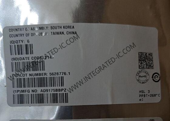 Chip de circuito integrado AD9175BBPZ 12.6GSPS RF Convertidores digital a analógico BGA-144