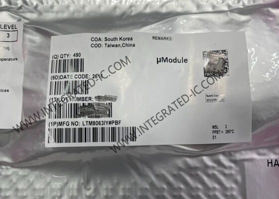 Chip de circuito integrado LTM8063IY 2A Modulo PoL no aislado FBGA28 Modulo