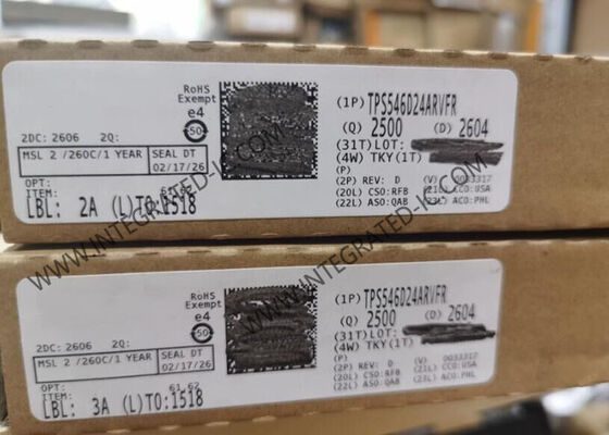 Chip de circuito integrado TPS546D24ARVFR, convertidor reductor síncrono SWIFT™ apilable de 40 A, LQFN-40