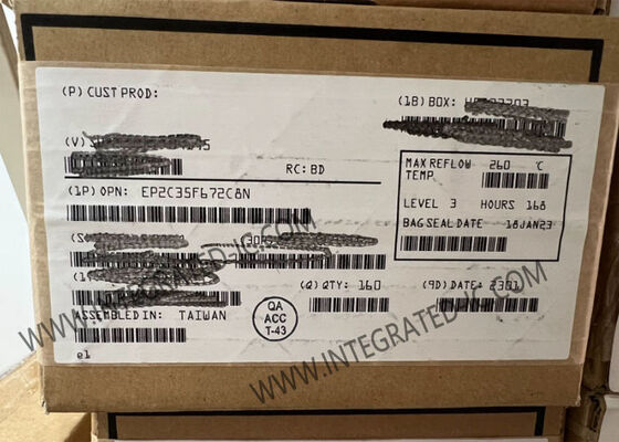 EP2C35F672C8N Cyclone II FPGA Field Programmable Gate Array con 33216 elementos lógicos de 1.15V a 1.25V de voltaje de funcionamiento y 475 entradas y salidas