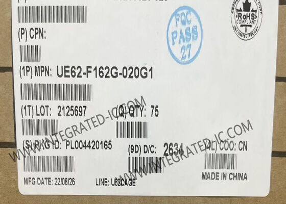 UE62-F162G-020G1 Conectores OSFP 1x1 Jaula de perfil bajo con disipador de calor extrudido de 9,5 mm de altura