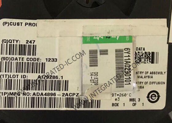 ADA4896-2ACPZ Chip de Circuito Integrado Amplificador de Retroalimentación de Voltaje de Alta Velocidad con Salida Rail-To-Rail de Bajo Ruido LFCSP-8