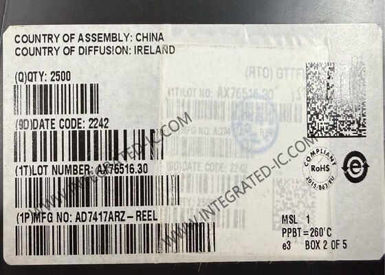 AD7417ARZ Integrated Circuit Chip 10-Bit Digital Temperature Sensor And Four Channel ADC
