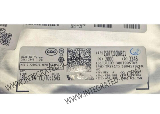 Chip de circuito integrado ISO7720QDWRQ1 aislador digital automotriz de 100 Mbps para aislamiento de señal confiable paquete SOIC16