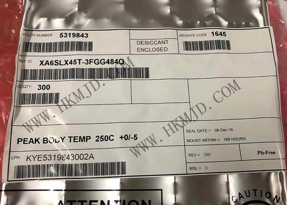 FBGA484 alto rendimiento automotriz del microprocesador XA6SLX45T-3FGG484Q XA6SLX45T FPGA IC