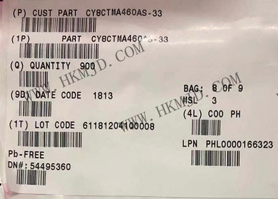El regulador IC CY8CTMA460AS-33 32 de la pantalla táctil CY8CTMA460 mordió CPU TQFP100 del ARM Cortex