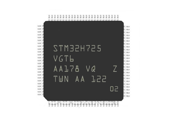 Microcontroladores IC STM32H725 LQFP100 del BRAZO del microprocesador STM32H725VGT6 del circuito integrado
