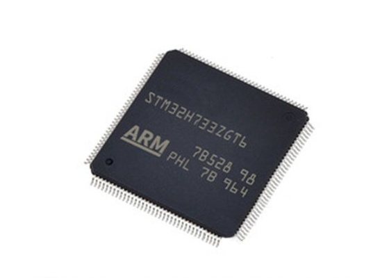 FLASH de 32 bits 144-LQFP del Solo-corazón 550MHz 1MB de IC del microcontrolador STM32H733ZGT6