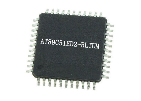 Microcontroladores de destello de 8 bits IC del microprocesador AT89C51ED2-RLTUM 60MHz 64kB MCU del circuito integrado