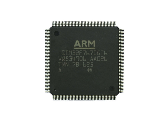 microcontrolador de 32 bits IC 176-LQFP del microprocesador STM32F767IGT6 del circuito integrado 216MHz