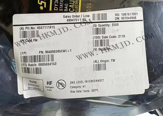 Chip de circuito integrado MAX98395EWI de entrada digital de 1 canal Clase DG Amplificador XFBGA28
