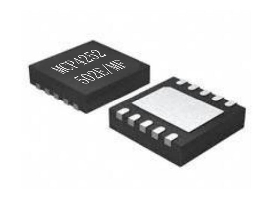 POTE de IC DFN10 SPI Digital de la memoria volátil del microprocesador MCP4252-502E/MF del circuito integrado