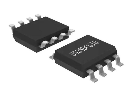 almacenador intermediario oblicuo bajo IC SOIC8 del Fanout del reloj del microprocesador 553SDCGI8 del circuito integrado 200MHz